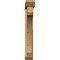 Ekena Millwork Legacy Slat Rough Sawn Bracket w/ Offset Brace, Western Red Cedar, 6"W x 34"D x 42"H BKT0604X34X42LEC06RWR - alternate 3